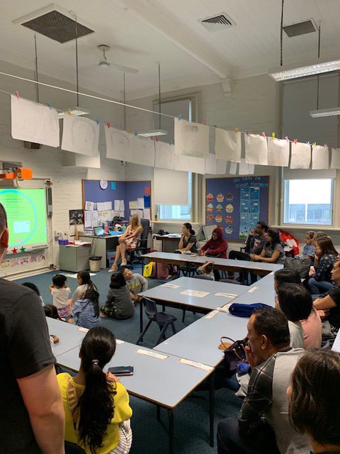 RockdalePS's tweet photo. A successful ‘Meet The Teacher’ session. Supporting authentic partnership in education @NSWEducation @mrs_amy_ha @anne_ross5 @Bayside_CoS  #community #KnownValuedCaredFor https://t.co/EqtYHvXjhY