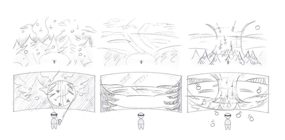 neeeu_io's tweet image. 1/ Visualising environmental change over time: 
Key to the #VirtualForest is the combination of physical immersion &amp;amp; #Datavisualization  
The physical forest environment has to change in front of your eyes at the same time as data is clearly explained within the story. 
Planning!