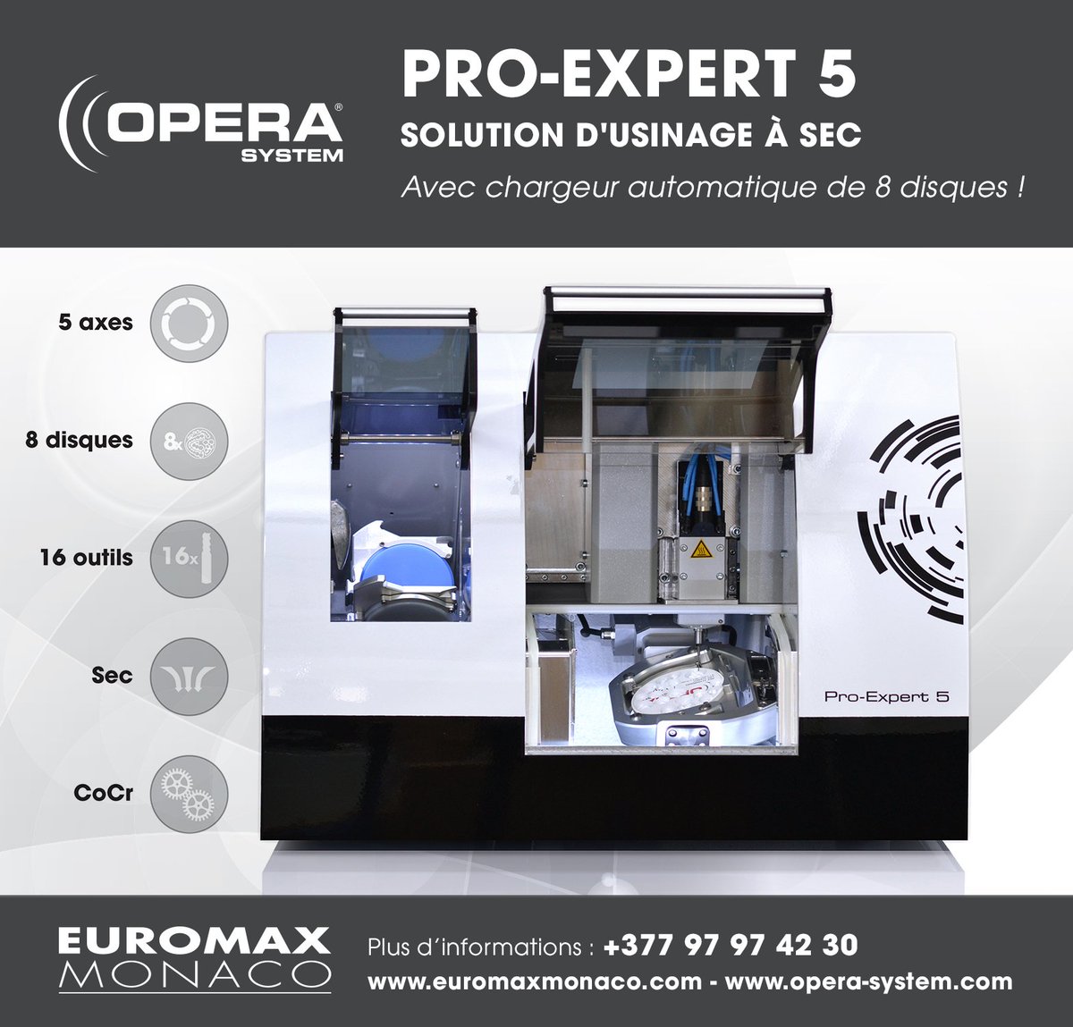 operasystem's tweet photo. Solution d'usinage à sec avec chargeur automatique 8 disques : Euromax Monaco : +377 97 97 42 30 info@euromaxmonaco.com
🌐https://t.co/NYHHp7gXqX
#operasystem #euromaxmonaco #milling #cfao #cadcam https://t.co/qgjZtFwx6W