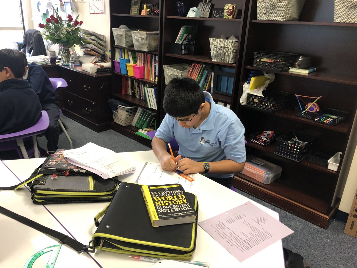 TrimbleLesley's tweet photo. Constructions in math-angle bisectors and triangles. Love the hands-on tools to create!@RobinsonTeach @OakridgeMS1 https://t.co/m9vzob5xF1