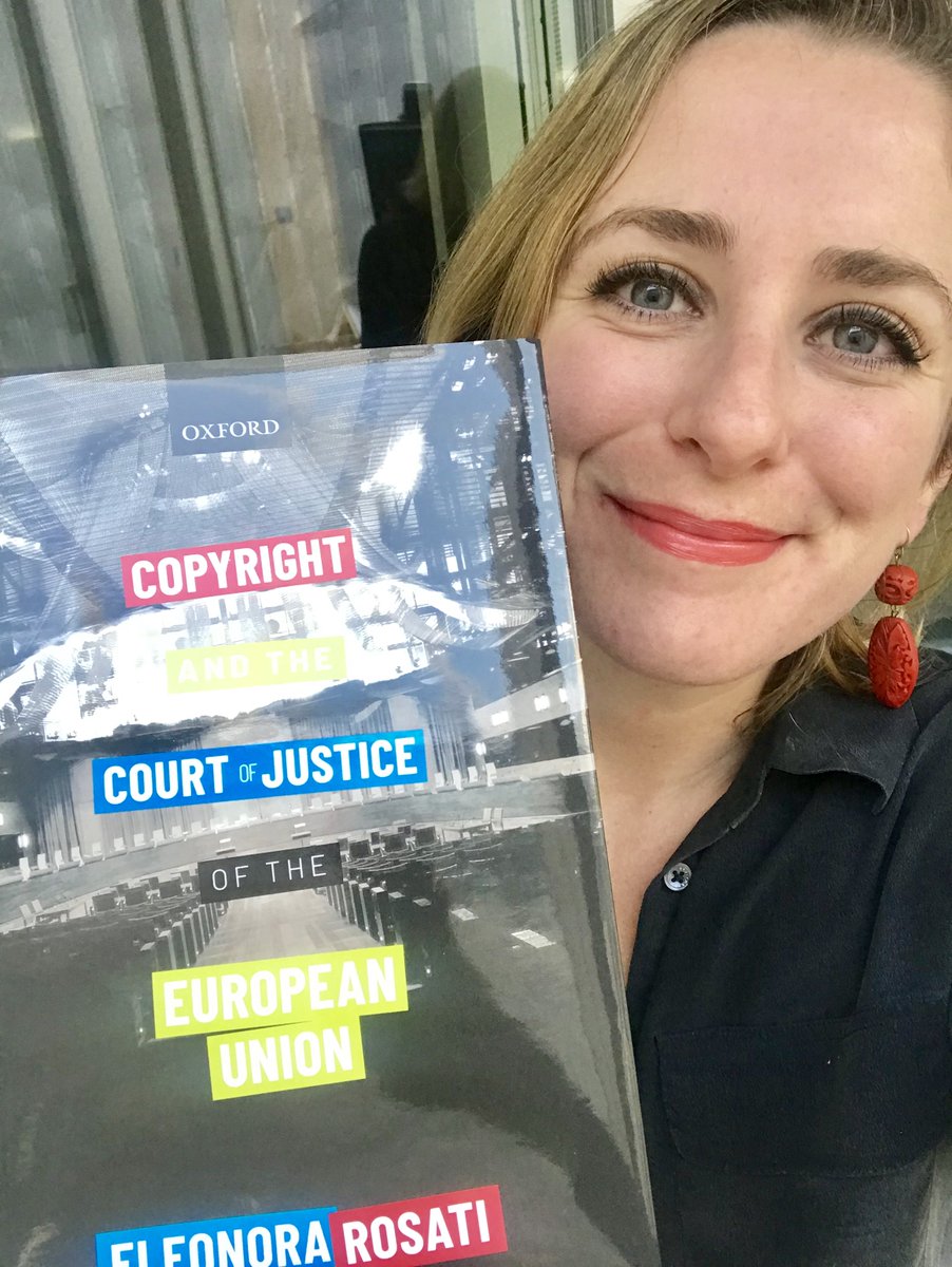 eLAWnora's tweet photo. Copyright &amp; the CJEU is here (officially out tomorrow https://t.co/rbMKkXDKge)! Huge thanks to AG @maciejszpunar for the foreword &amp; all those who helped, incl. @OUPCommLaw @ImogenRH @GrandpaJeremy @LionelBently @SophieStallaB! Join the discussion on 26/3! https://t.co/yAbY2GKlk3 https://t.co/JKLIiGKOkG