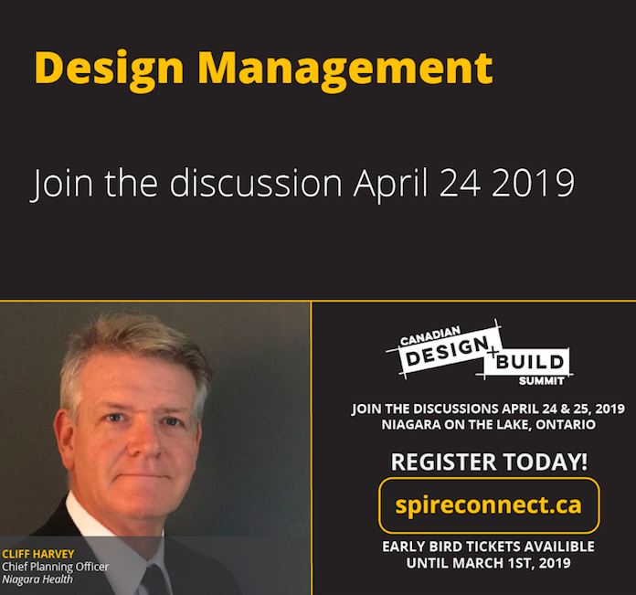 The question isn't what or how to build - it's why build in the first place. Hear more from <a href="/CliffHarveyArch/">Cliff Harvey</a> from <a href="/niagarahealth/">NiagaraHealth</a> at the Canadian Design+Build Summit this April! #infrastructure #healthcareinfrastructure