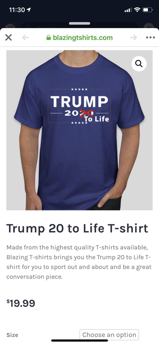 Newest Trump 20 to Life T-shirt sold here: blazingtshirts.com/product/trump-…