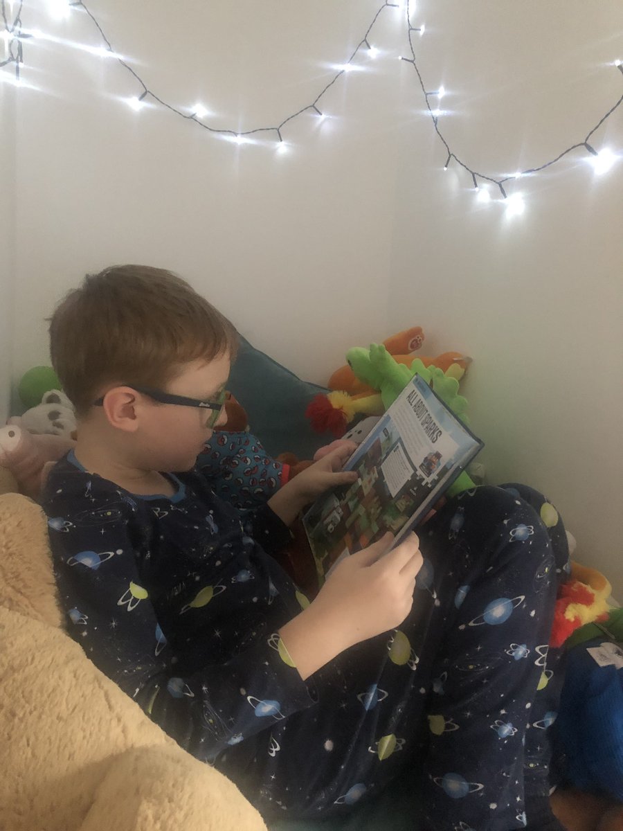 jo_fundell's tweet photo. Little man well immersed into his sponsored readathon for @JubileeParkPS - so far, he’s set to make £21 per book he reads. #jubileeparkprimary #sponsoredreadthon @MrsKDavies1 #Reading #books https://t.co/SzY5f944cy