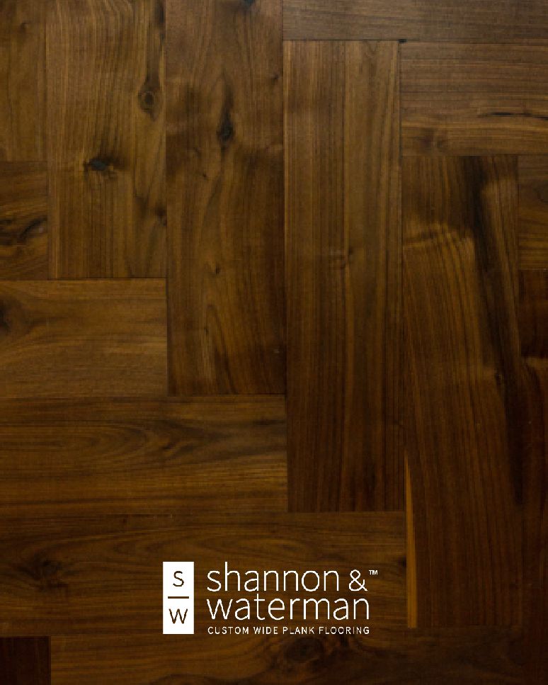 Create a completely flawless look by incorporating custom patterns and panels into your wood floors. #swwideplank shannonwaterman.com