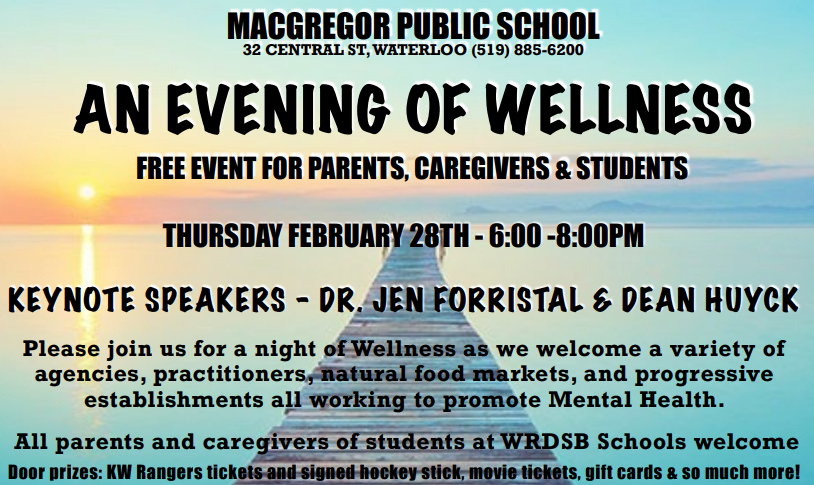 mcgwrdsb's tweet image. Join us on Feb 28 from 6-8pm @mcgwrdsb for an Evening of Wellness.  Experience yoga classes, meditation sessions, boxing demos, free massages, food and beverage samplings and much more! #doorprizes #wellness #mcgwrdsb @wrdsb