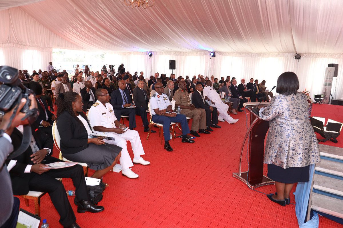 kdfinfo's tweet image. The Ministry of Defence today hosted the Annual New Year Greetings &amp;amp; Ambassadors' Round Table discussions in Nairobi under the banner,  'Environment &amp;amp; Security: Protecting our Environment, Securing our Communities.' #TowardsTotalNationalDefence #ESP #KDF facebook.com/story.php?stor…