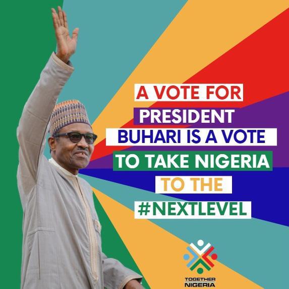 Your country needs you. Vote for honesty. Vote for integrity. Vote for progress. Vote Buhari and vote to take Nigeria to the #NextLevel 

#NigeriaDecides2019 

#YourVoteYourFuture