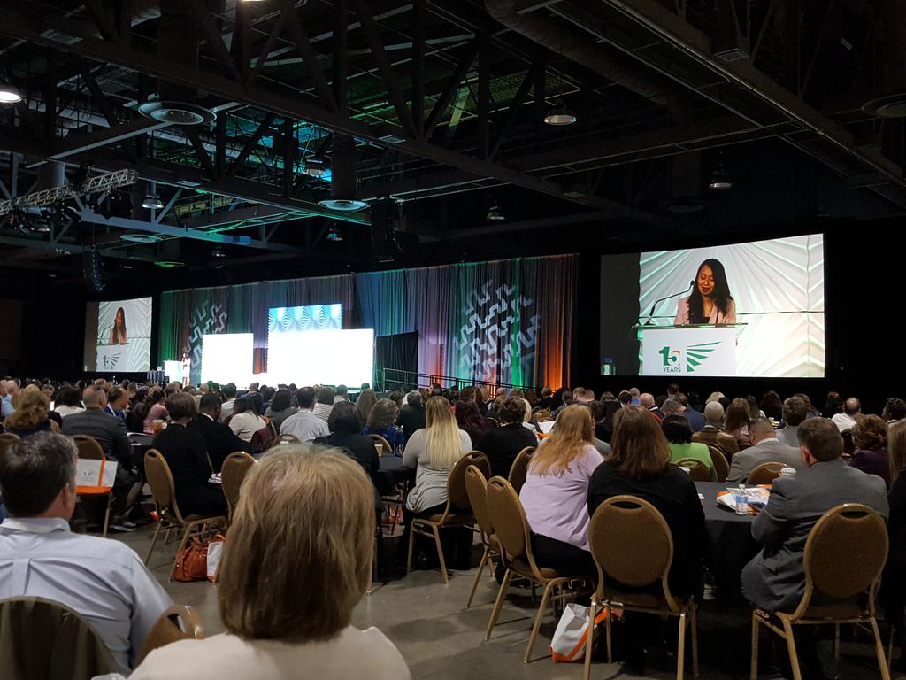 EscaleraLiya's tweet photo. Opening poem at AtD by BHCC student Cam Do.  "I am from a refusal to surrender... I am from the myth that introverts cannot be leaders. I dare not to be silent. I dare to speak up. I am from poverty to advocacy. I am from insignificance to leadership." @BHCCBoston #ATD_DREAM https://t.co/TSXGufLWmZ