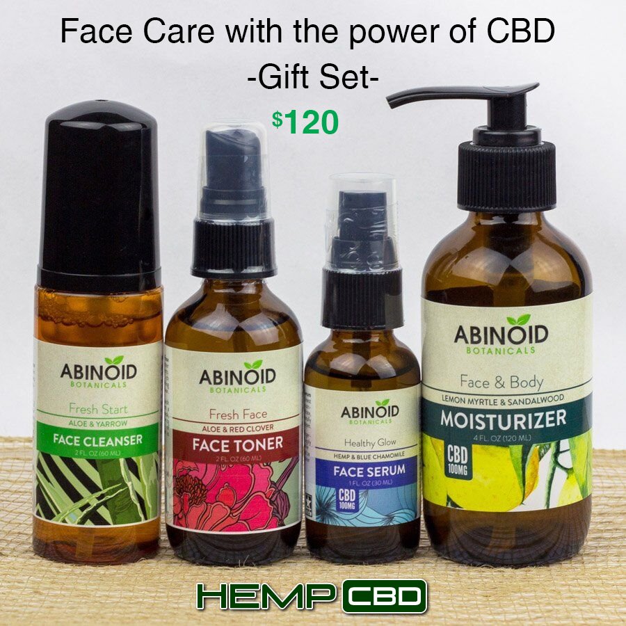 hempcbd's tweet photo. New CBD Face Care Gift Set https://t.co/meOUv1xaD1