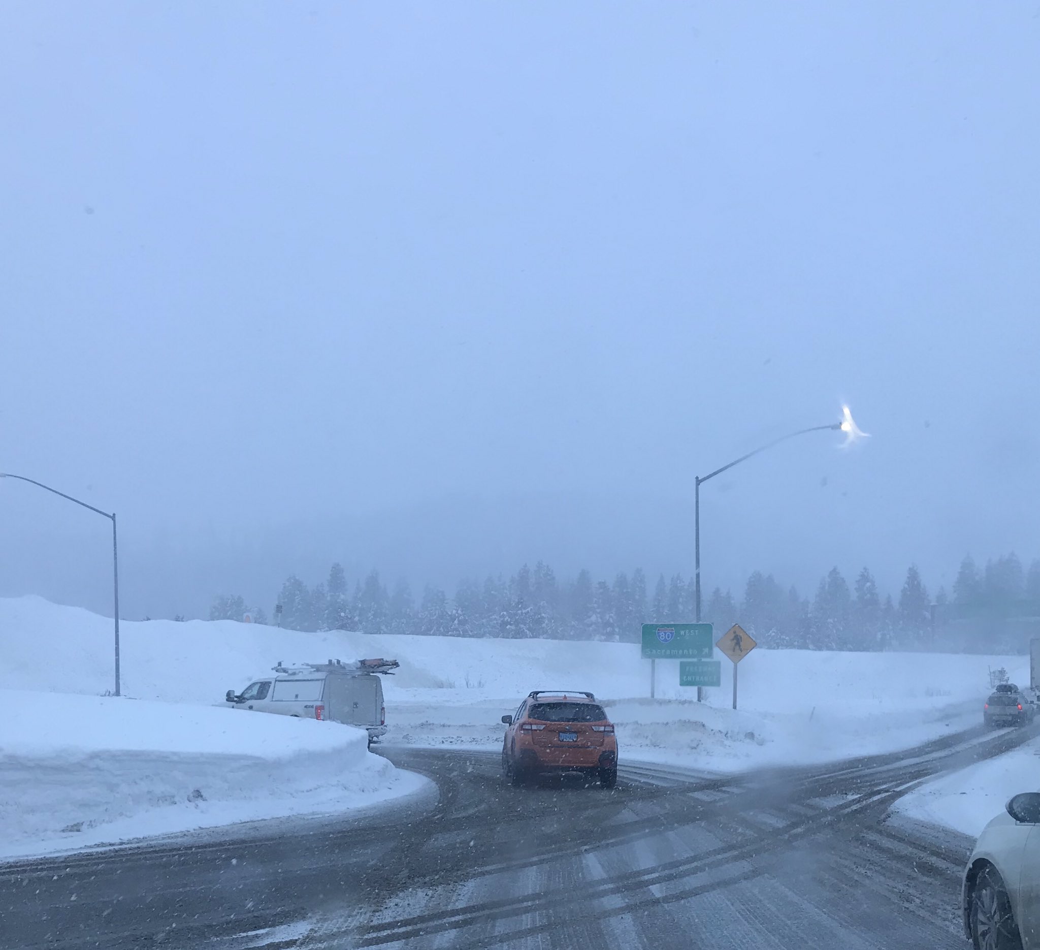 CHPTruckee on Twitter "Temps are dropping and so are snow levels