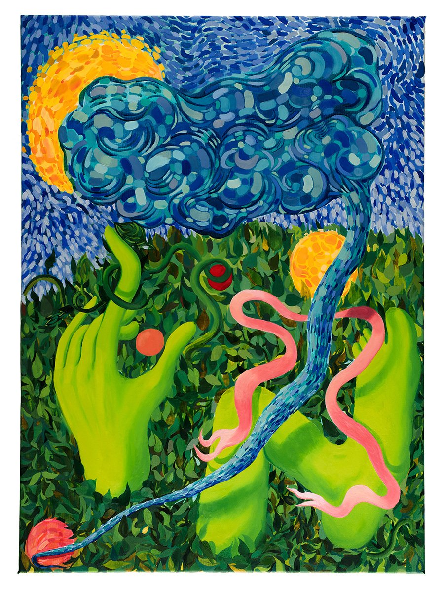 Feel free to stop by our Open Studios, Saturday, February 23, from 3 to 5 PM at Maxon Mills, for an opportunity to meet our lovely residents and see their amazing work! ow.ly/vd8j50lPlPl - (work below by resident Andrew Davis, andypdavis.com/Incident-in-Le…)