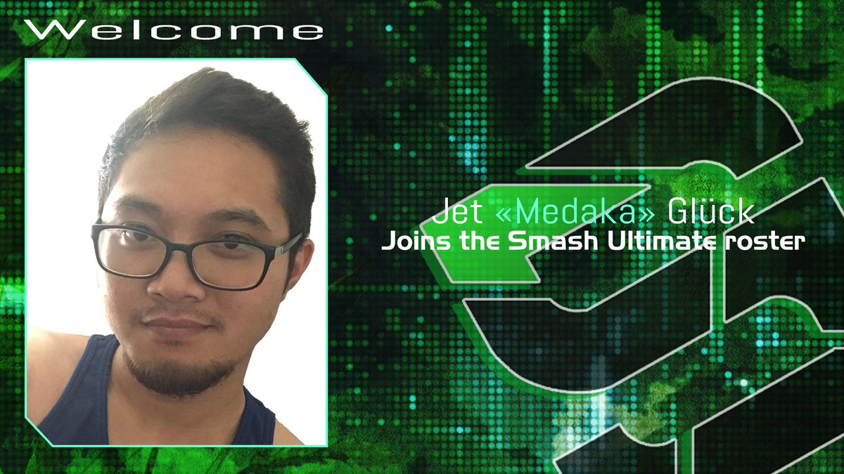 Spyno_eSports's tweet photo. We are glad to introduce you our new #SpynoMonster !
@Nekokonoe joins the battle as a member of our #SmashBrosUltimate Roster !
Welcome Medaka ! https://t.co/hPGpif9ISK