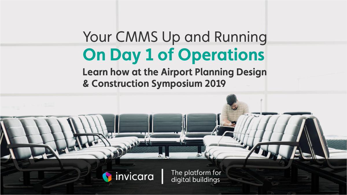 Interested in learning how to get your CMMS up and running by Day 1 of operations? Our team is ready to talk #BIM during #airportsymp! Swing by booth 402 and attend tomorrow’s 2pm presentation, “BIM for FM Next Day Readiness,” with <a href="/ajbridwell/">AJ Bridwell</a> of Invicara.