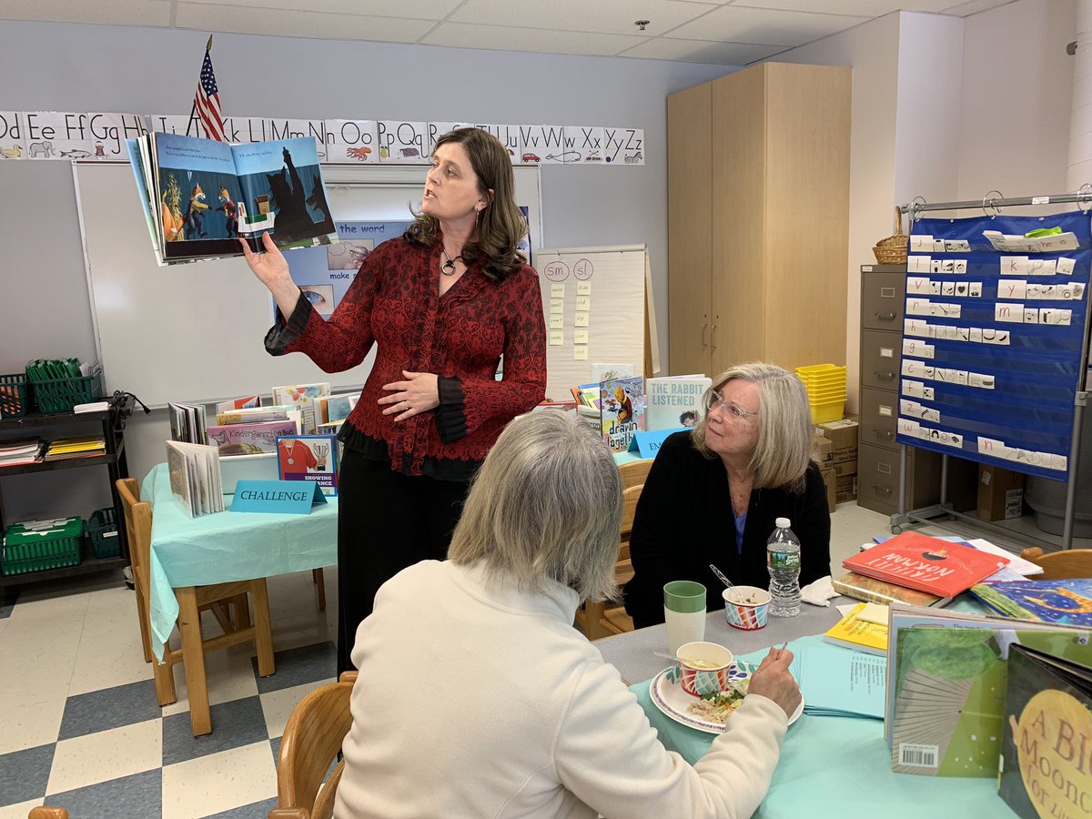 patrice_liff's tweet image. @MrsTothLvsBks and @mary_youngblood discussing books that support Atkinson Academy’s CARES at today’s Literature Lunch -great staff sharing the learning!  #AtkinsonAcademy @AtkinsonAcademy