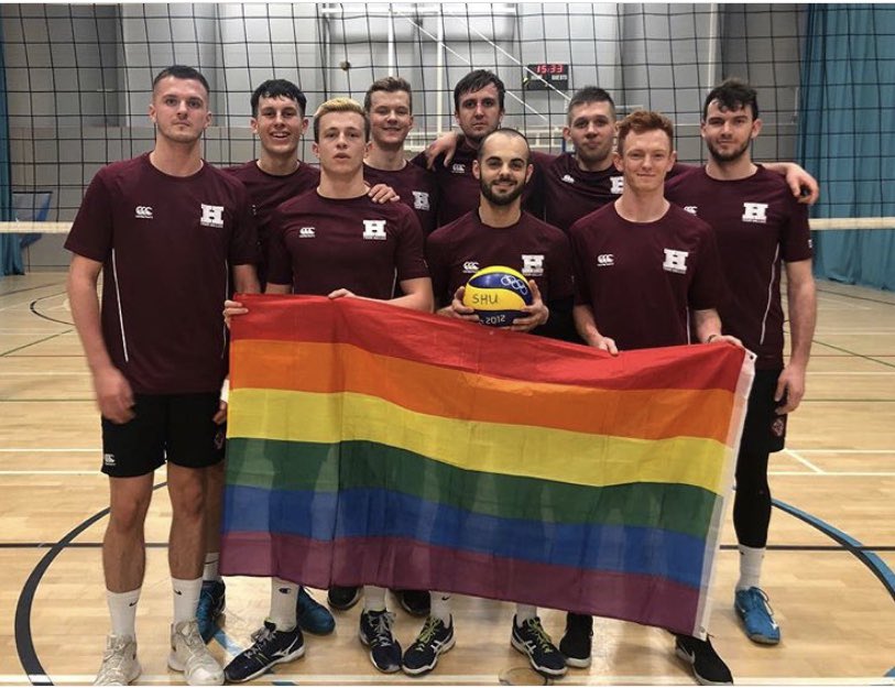 Both teams supporting #pride down at the EIS this week🌈👊🏻