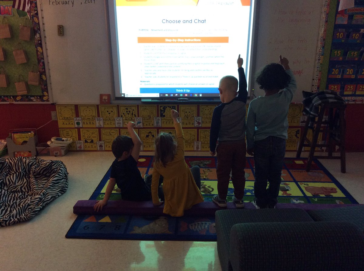 Bmcelroy777's tweet photo. Choose and Chat with Kinder on rhyming! #gobeyondlampasas #gearingupTCE  @lead4ward https://t.co/ZkQ3mZnTZQ