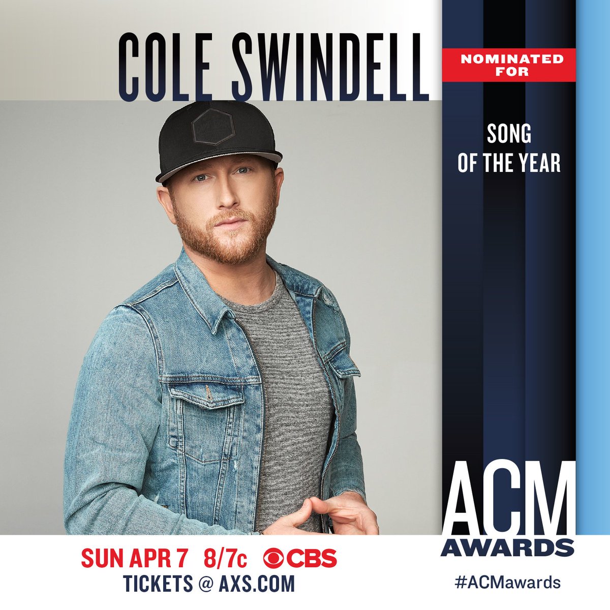 coleswindell's tweet photo. I can’t thank the songwriters and the @ACMAwards enough for the honor of being included in the Song of the Year category. So proud of this song and everyone who helped bring it to life. #BreakUpInTheEnd @jessiejodillon #JonNite #ChaseMcGill https://t.co/mlvTS1t7qd