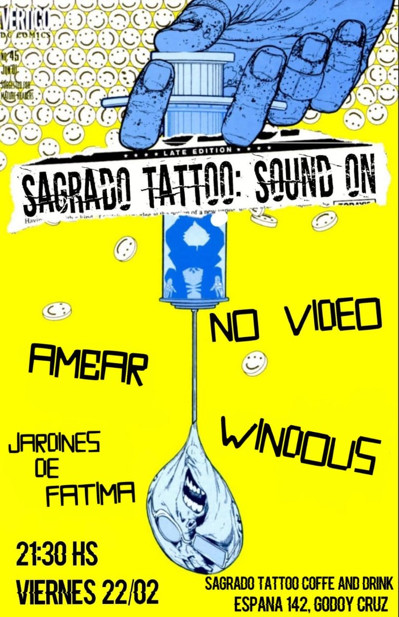 Este viernes windous toca en Mendoza ♥️ Podés conseguir tu anticipada por 50p hablandonos al privado