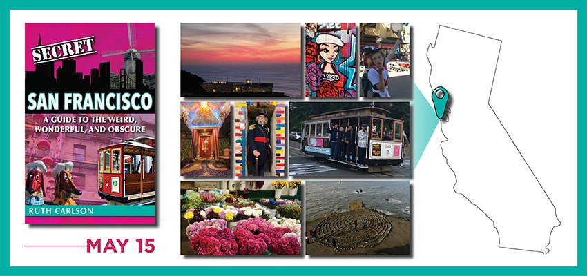 ReedyPress's tweet photo. International #travel writer and hometowner @talkintravelgal unveils the secrets of #SanFrancisco--secrets the locals don't even know about. Coming May 15! #SecretSF https://t.co/ZoeJuu0DAk