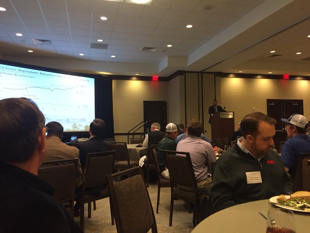 Good info from <a href="/New10_AgEcon/">John Newton</a> at today’s <a href="/VirginiaGrains/">VA Grain Producers</a> Conference! <a href="/VaFarmBureau/">Virginia Farm Bureau</a>