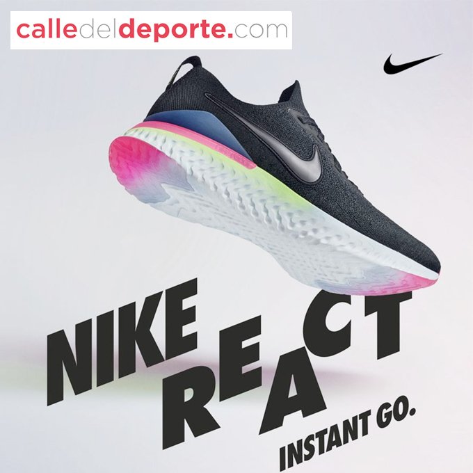 Calledeldeporte on Twitter: "NIKE EPIC REACT FLYKNIT 2. -18% DTO. 130€. https://t.co/2FZrLxvOqu #NikeEpicReactFlyKnit #EpicReactFlyKnit2 #NikeFlyKnit2 #NikeFlyKnit #FlyKnit2 #FlyKnit #nike #epic #fly #knit #react #fansnike ...