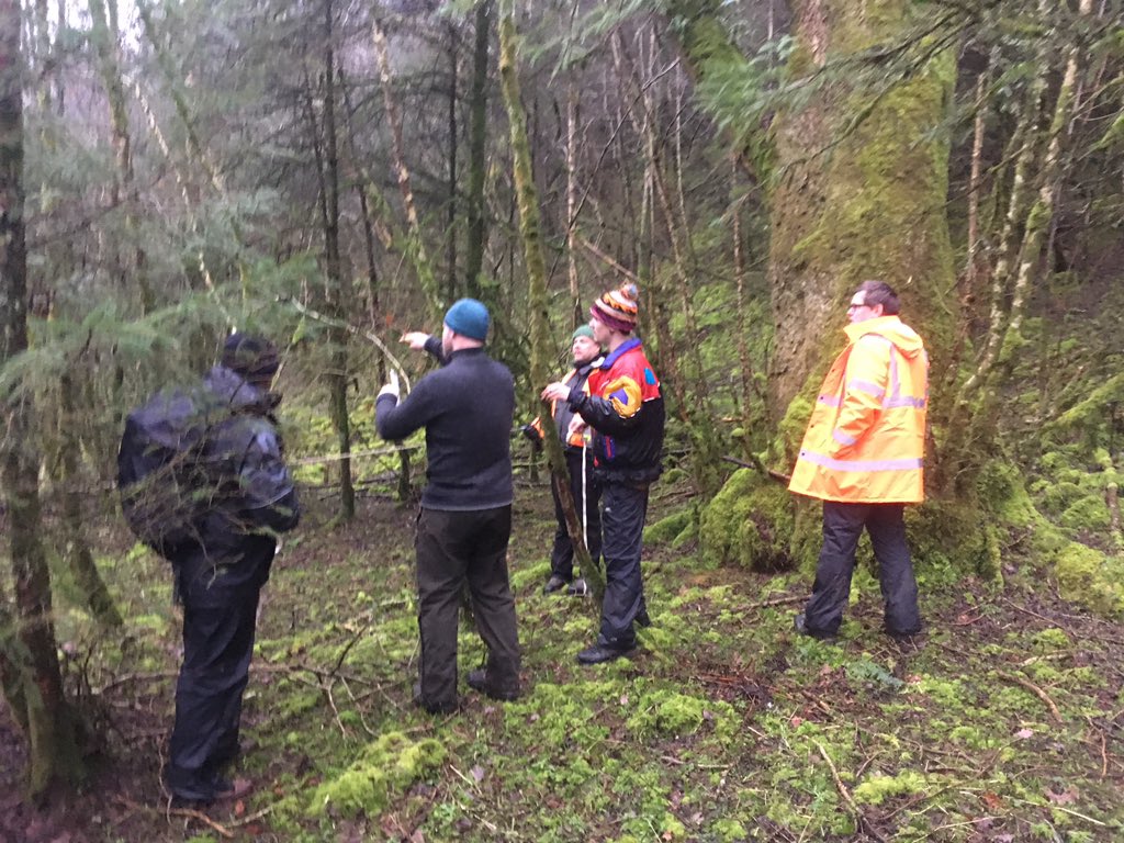 BUForestry's tweet photo. #buforestryscotlandtour day 3: huge thanks to @bangoruni #distancelearning #student James Anderson (&amp; colleagues) of DGA Forestry for hosting us! 
Great day for @BFSA_forestry #students to learn about estate #management &amp; do some #forestry #inventory #studentledteaching https://t.co/5qoHj4DvvN