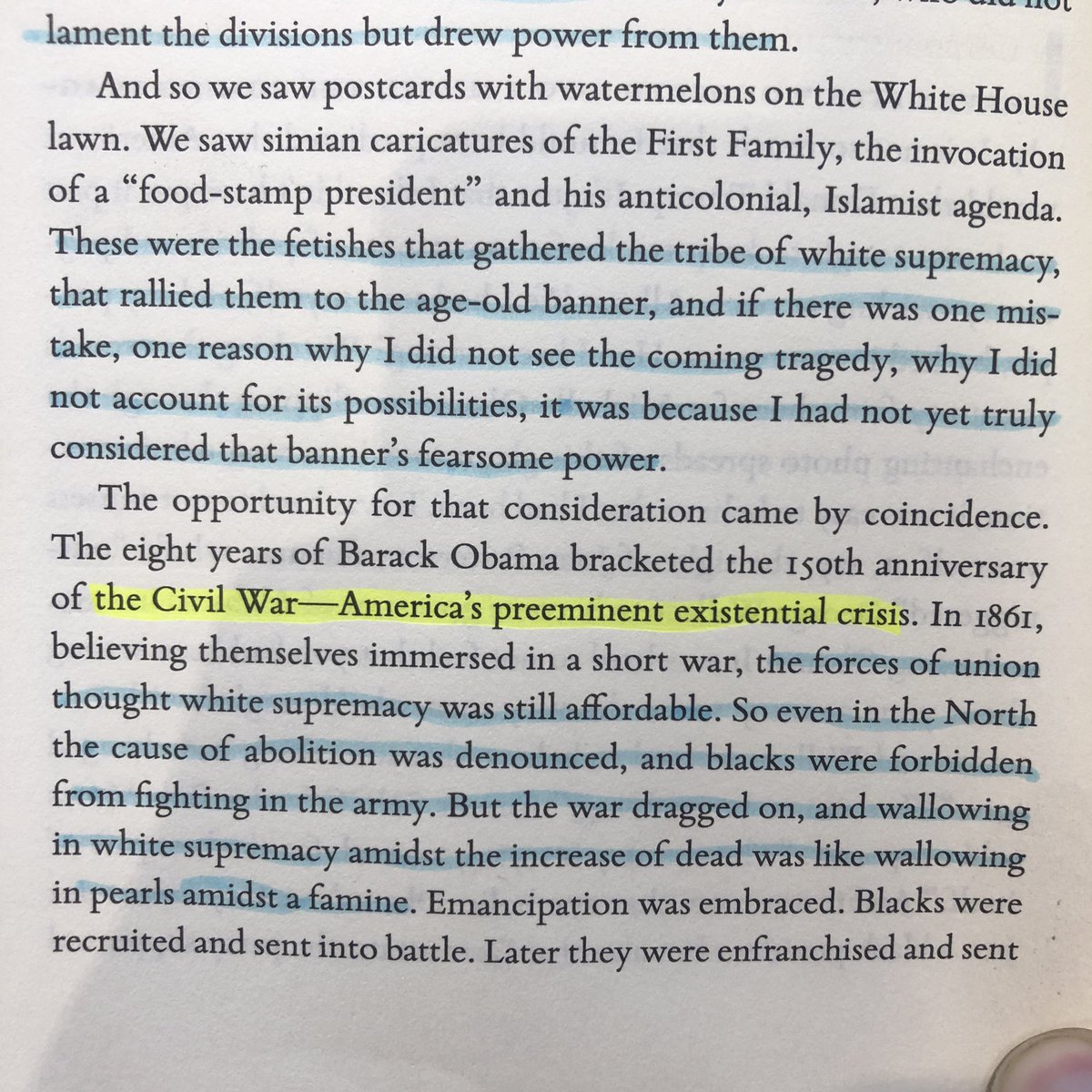 jason_patterson's tweet photo. In preparation for my lecture/show tomorrow at Sumner Hall, that will touch on the Senator himself, Charles Sumner, I’m re-reading #tanehisicoates’ ‘Why Do So Few Blacks Study The Civil War?’. I’m on the intro of that section in #WeWereEightYearsInPower and maaaaannnn... https://t.co/Rk0mnqOiab