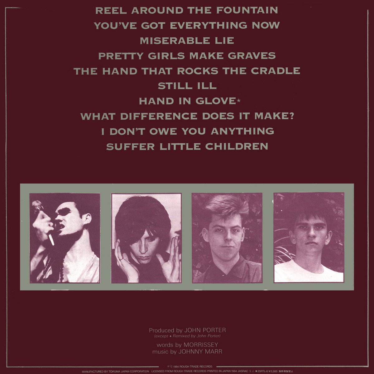 TheSmiths_ip's tweet photo. Today in 1984 The Smiths Debut was released!

Any Fave song?

#TheSmiths #Debut #LP https://t.co/SP8cxcAHlZ