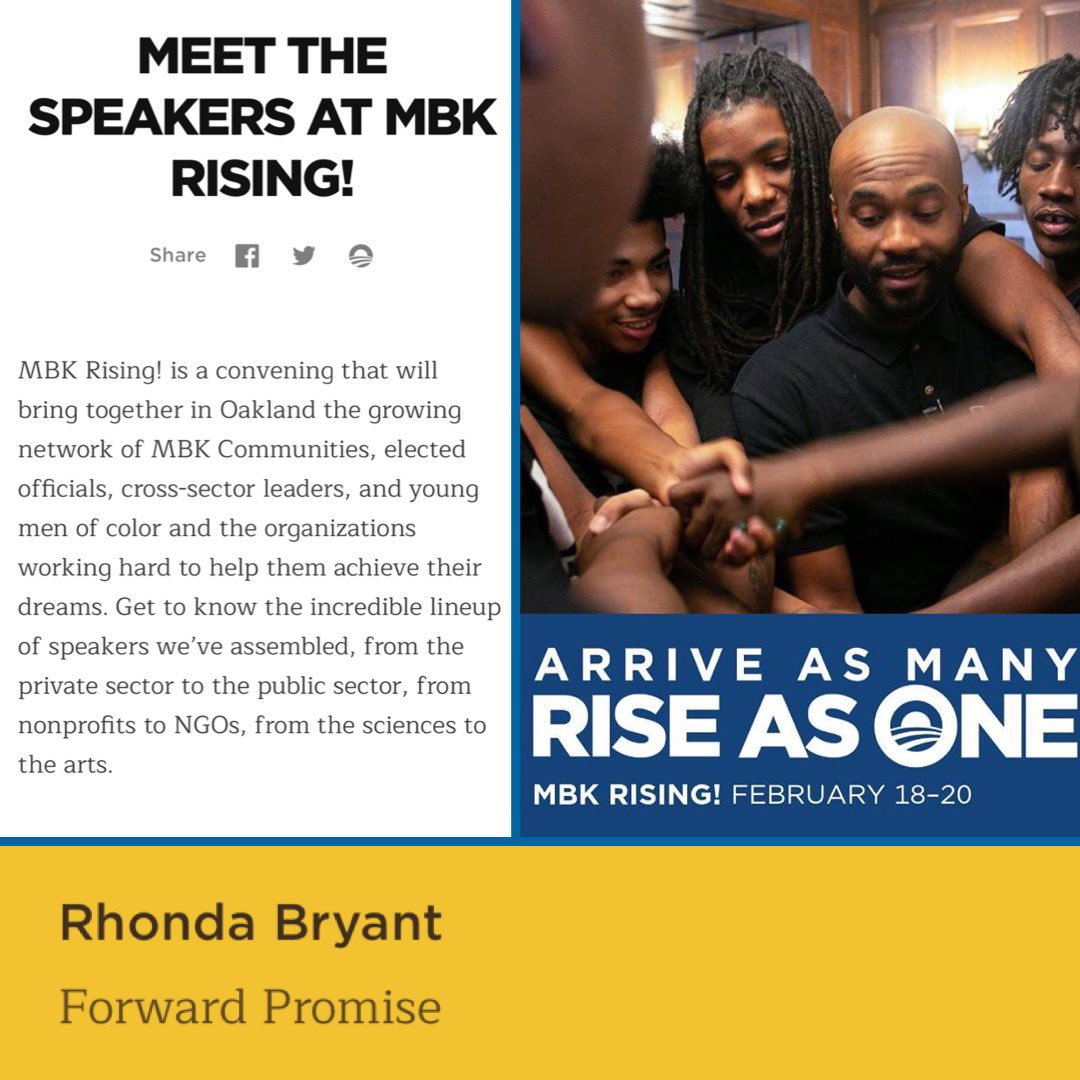 TheMoriahGroup's tweet photo. Check out our Instagram to learn more about what @DrTsoiBryant is doing with @ObamaFoundation and @1965Nupe in Oakland this week! 

Here’s our page: https://t.co/jILSEsRDlt
#MBKRising #ForwardPromise https://t.co/UqifjeXhYd