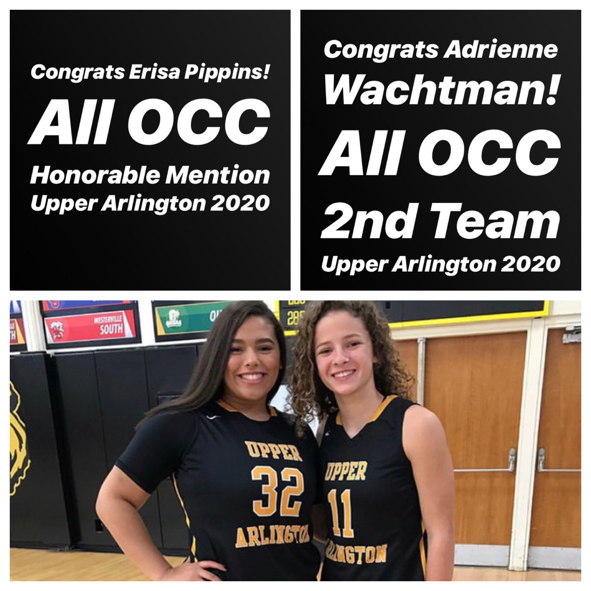 Congrats to Adrienne and Erisa! These Golden Bears have been a part of our program for years, and it’s so great to see the levels they have taken their games to - and they aren’t done yet! Go Bears!