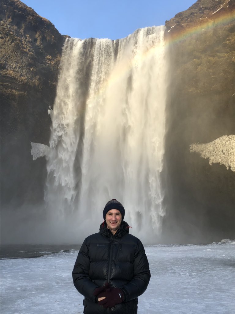 FramEarl's tweet photo. Skogarfoss ‘forest waterfall’ perfect light https://t.co/9ehX7tM9aZ