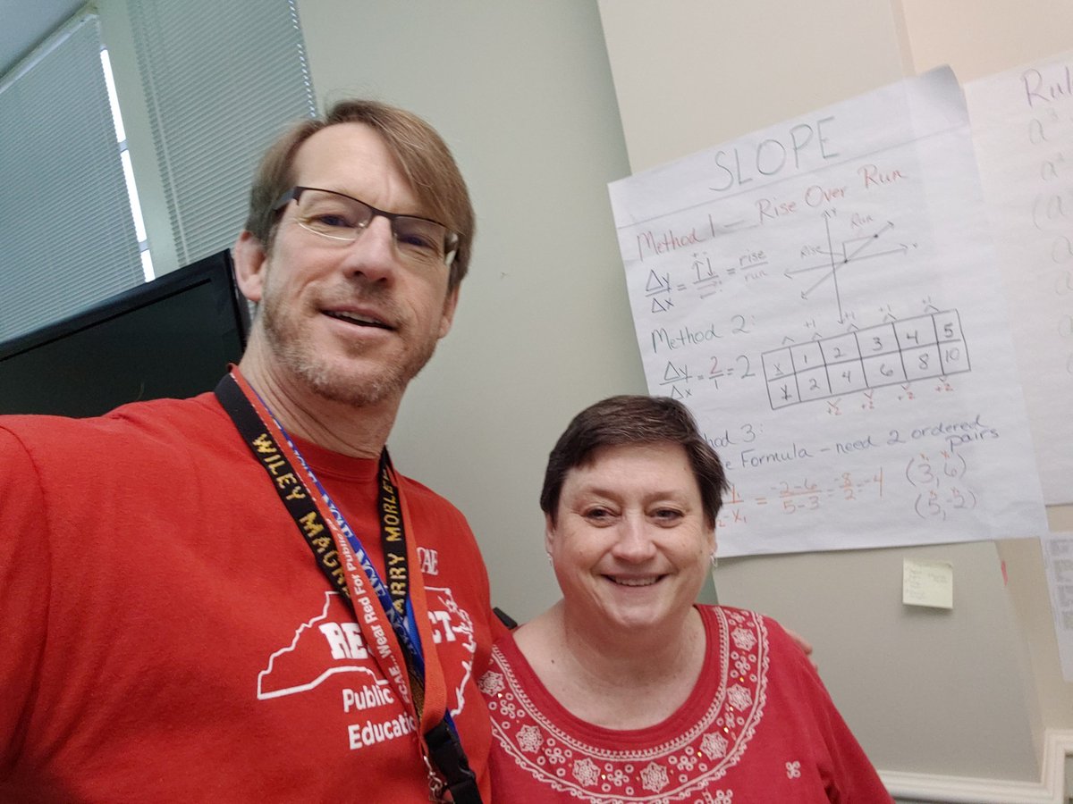 workethichockey's tweet photo. Wiley MS wears Red for Public Ed #Red4ed #wileyMS #ncae https://t.co/kzQdxgr4mU