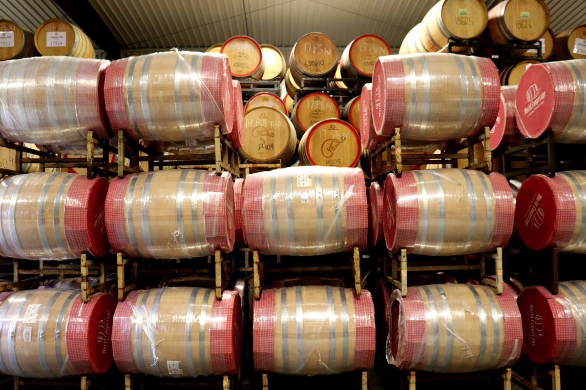 Look what just arrived... 70 new barrels from World Cooperage! These are part of World Cooperage's Fusion Series utilizing both French and American oak! #MessinaHof #TXWine