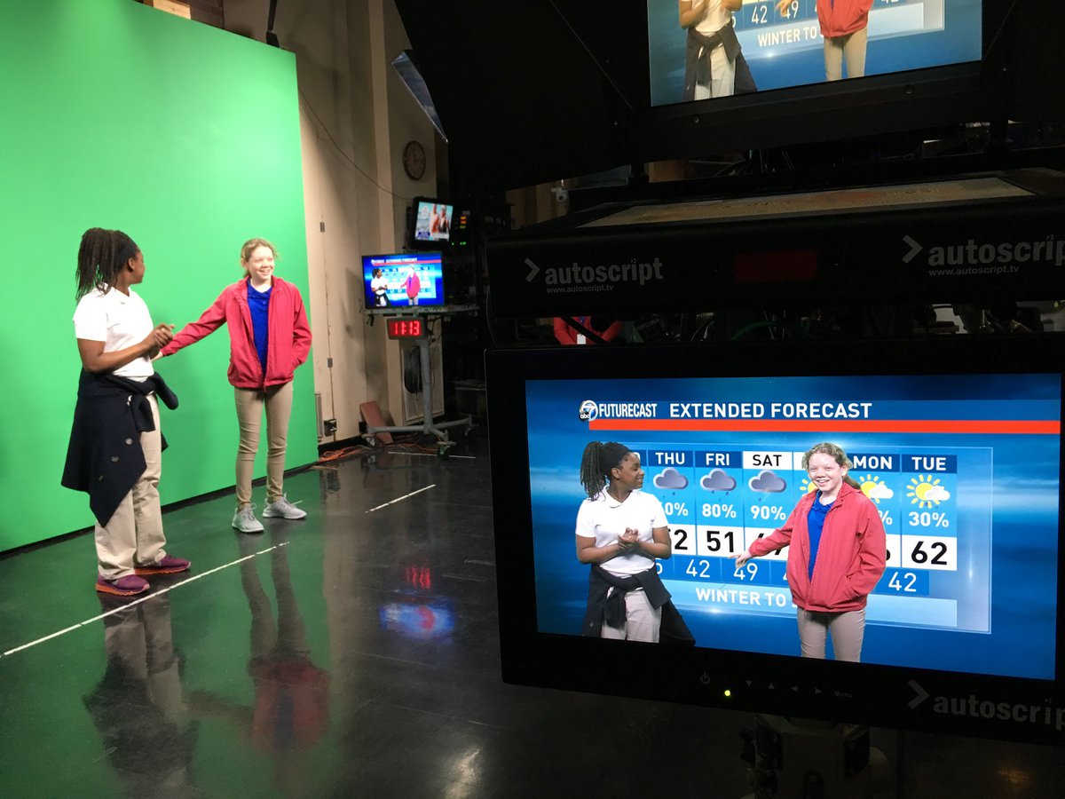 Our eNews team got to visit the KATV studio yesterday! They picked up some broadcasting tips and met Todd Yakoubian!