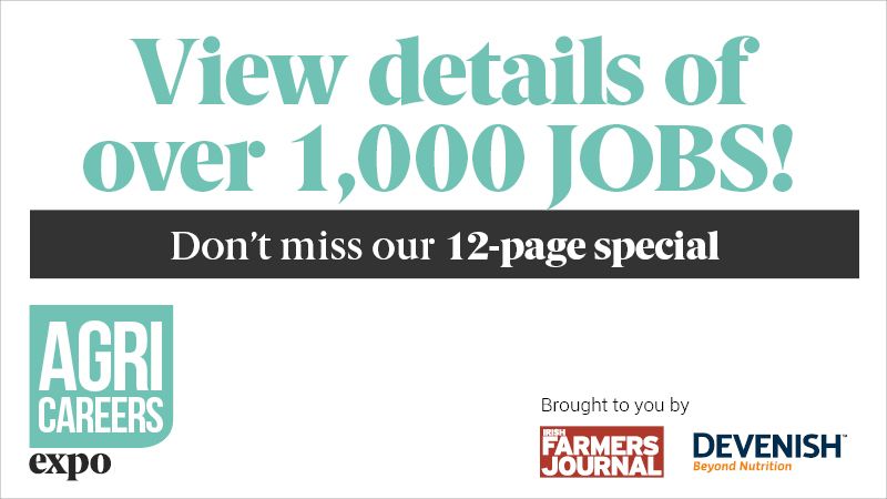 Missed last week's #agricareers expo? Don't worry, in this week's Irish Farmers Journal we're publishing details of all the #jobs available in a 12-page special! Plus, we've photo spreads, news and reports from the event which attracted over 7,000 attendees. <a href="/DevenishNutri/">Devenish</a>