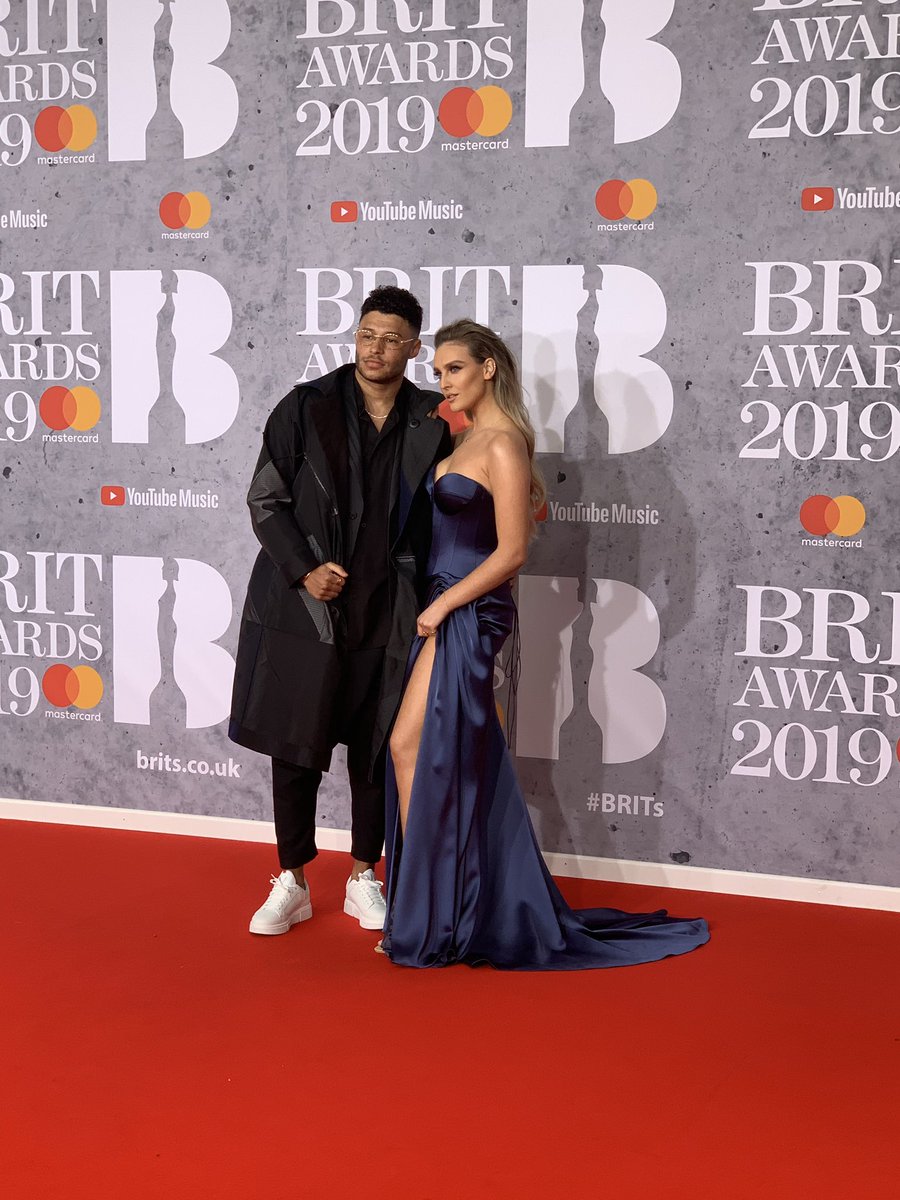 BRITs's tweet photo. It’s +1s on the #BRITs Red Carpet 💕@LittleMix https://t.co/l52e49mb85