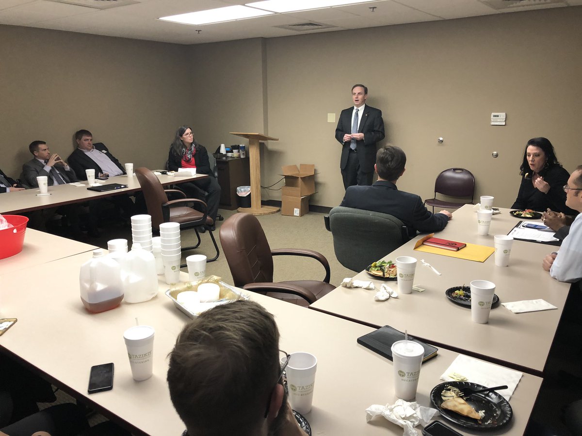 uaex_CommDev's tweet photo. Speaker of the House, Mathew Shepherd is speaking to LeadAR class 18 about the biggest topics currently being discussed in the legislature. He also spoke about the importance of engagement in the decision making process. #speakerofthehouse #leadar18 https://t.co/bUDP9cU1D6