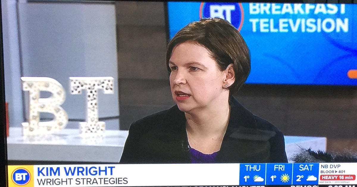 Wright Strategies Principal, Kim Wright <a href="/lobbygrl/">Kim Wright</a> joined @BTtoronto this morning to discuss #onpoli and #cdnpoli  bttoronto.ca/videos/what-to…