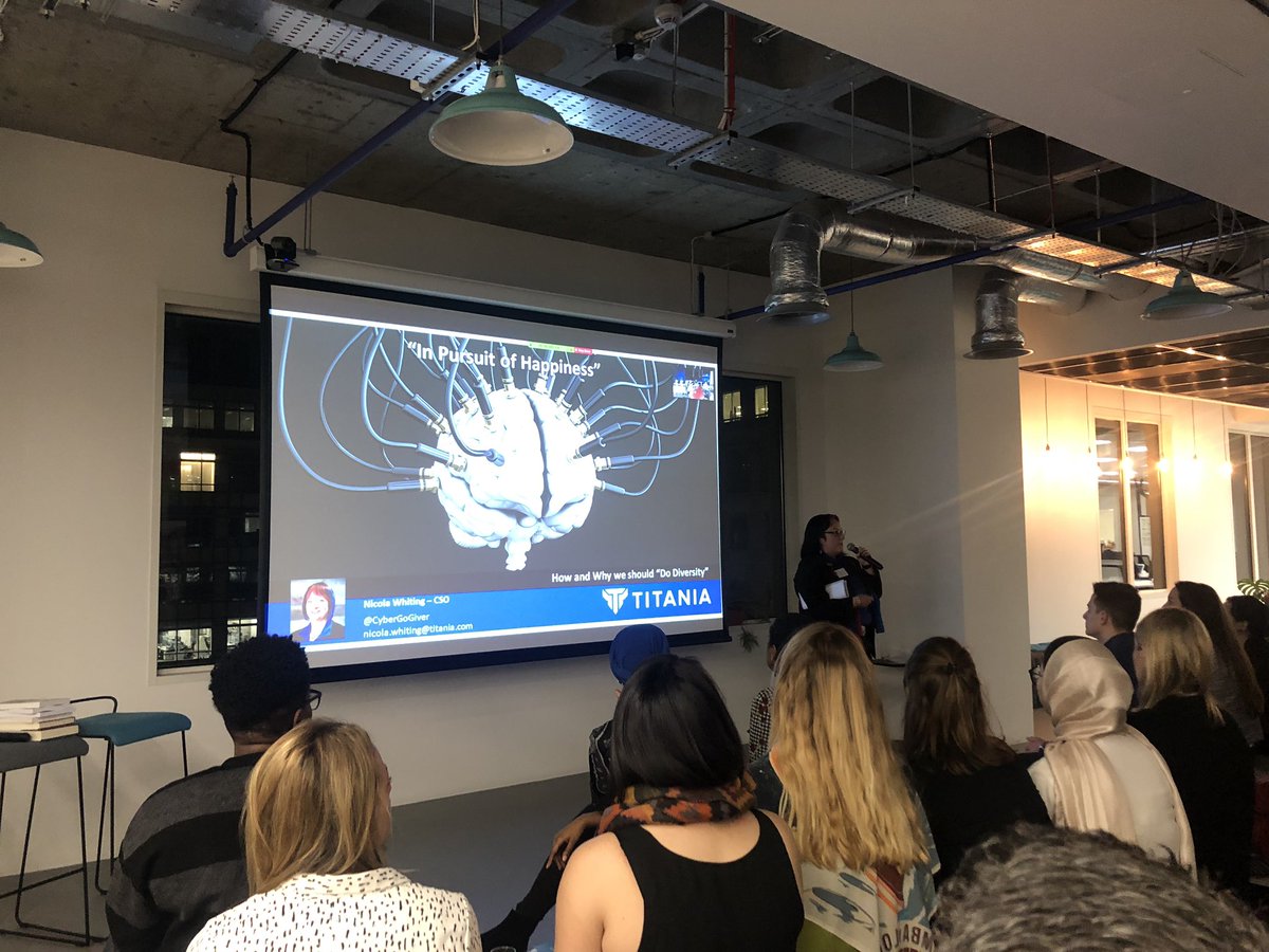 Great to see a very diverse crowd at the launch of <a href="/WEDSNetwork/">We Empower Diverse Startups</a>, empowering diversity in startups. Thanks for hosting <a href="/digitalshadows/">Digital Shadows</a> 🌟👍 join the conversation #diversityintech #startupdiversity @Panaseer_com <a href="/Tessian/">Tessian</a>