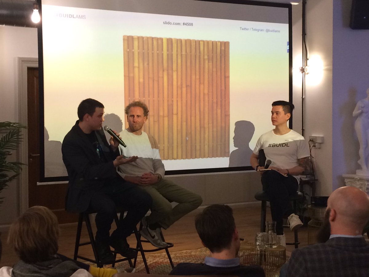 AlvinLeito's tweet photo. Came to @buidlams to hear about venture capitalist in #crypto and got among many things, a heated discussion about the future of #Bitcoin!

Thanks to the #BuidlAmsterdam team, especially @daveytea and @adriana_truong for organizing this interesting event!👌🏽 https://t.co/lQS0XHCOyZ