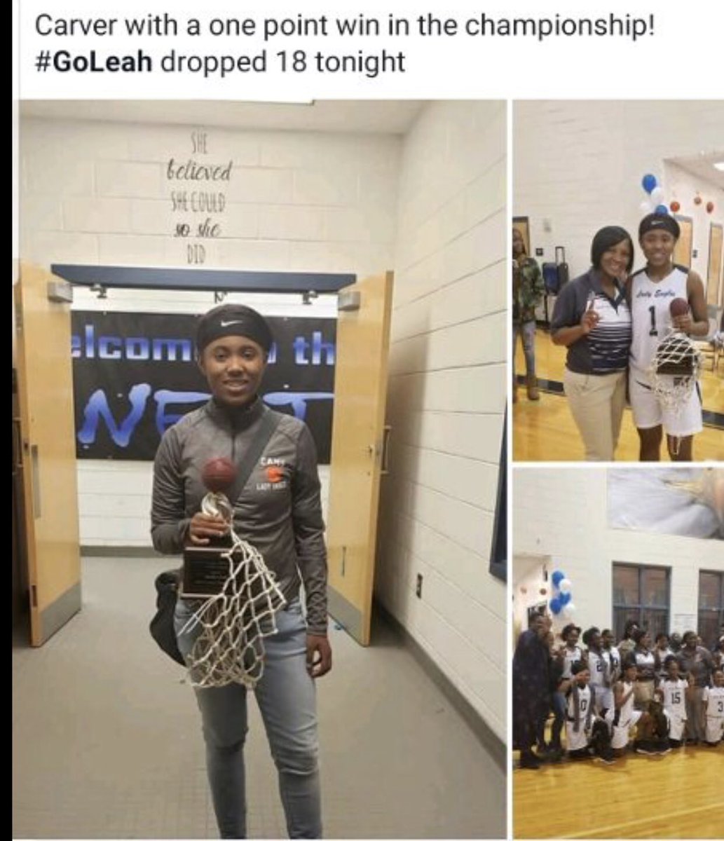 FBC_Legacy's tweet image. @MikeFlynn826 @EGBHoops @sessmo237 @TrudyOden @niketeameliteyl @TELegacy1 @teamelitesims LEAH DROPPED 18PTS Last Night &amp;amp; Carver Middle won the Championship! Sooooo Proud of this Young Lady!! #LEGACYPROTECTED #PLAY4KIRK #TEAMELITESTRONG #TEAMELITEBLUESTAR #BLUESTARMEDIA