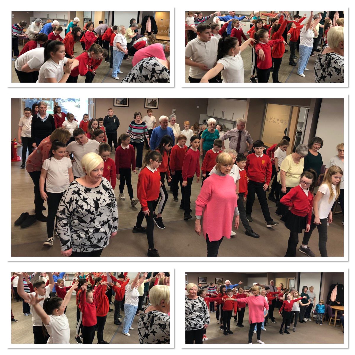 P6 enjoyed learning some Tai Chi as part of their Intergeneration Visit - lots of sore legs tonight!