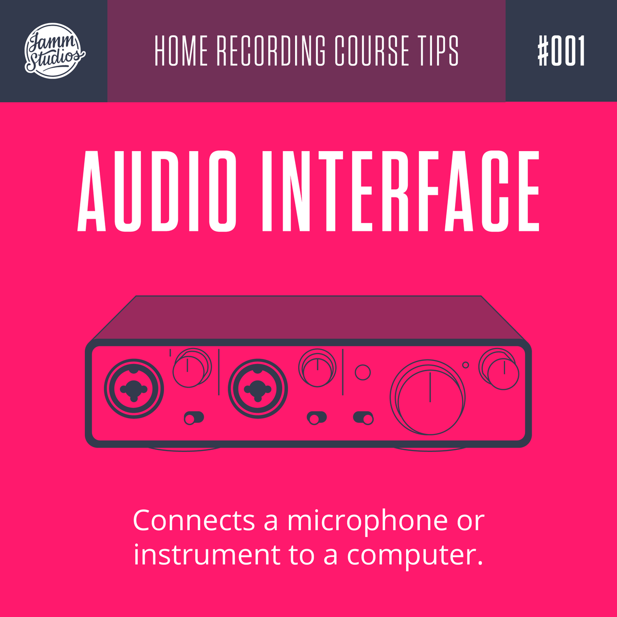 JammStudios's tweet photo. Home Recording Tip!
An audio interface is a must have piece of hardware for your home studio set up!
Find out more in our new Home Recording Course!
Find out more here:
https://t.co/0vUH6O0wil
#sthelenshour #recordingstudio #homerecording #studioskills #recordingcourse https://t.co/Vx3t60RtCQ