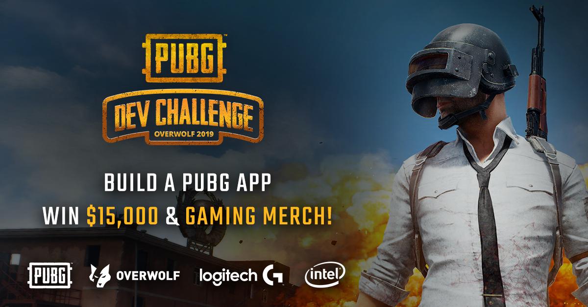 PUBG's tweet photo. Build a PUBG app and you could win $15,000 plus PUBG and @LogitechG merch! Check out the #PUBGDevChallenge: https://t.co/DYdmuRZXyp https://t.co/BEu4JY3XWv