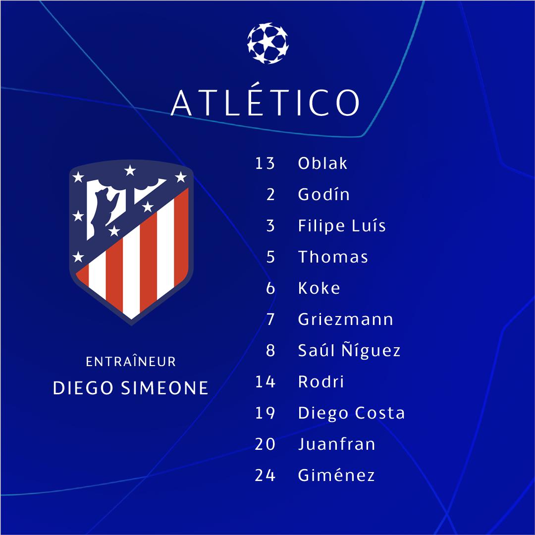 #AtletiJuve | Compos officielles!
Qui va marquer en premier?