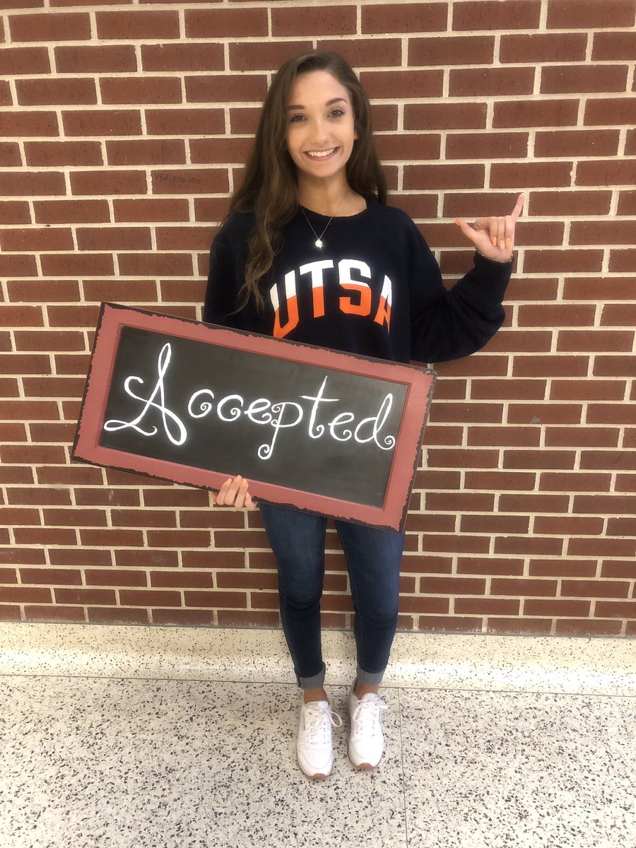 PearlandHS's tweet photo. ACCEPTED! Congratulations to  Savannah Stump on her acceptance to UTSA!  @UTSA @StumpSavannah  #OilerGrad2019 https://t.co/MpTYeeA2cN