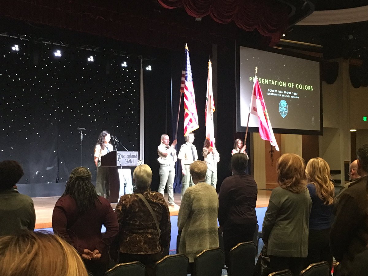 hilarydito's tweet image. Presentation of Colors by BSA Troop 7272 at #cisc2019