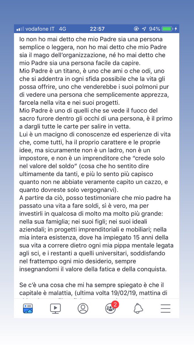 Marta Ongaro A Twitter Dedica A Mio Padre Mia Madre All Ipocrisia E Alla Presunzione Figlia Dell Ignoranza