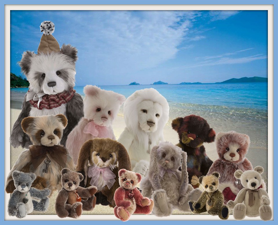 New Charlie Bears shipment arriving soon. Plush and mohair, from large to small, we have bears (and other characters) for everyone. 
#charliebears #plush #mohair #teddybear #rabbit